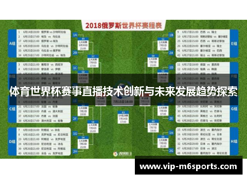 体育世界杯赛事直播技术创新与未来发展趋势探索